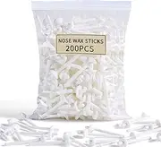 Wax Sticks, Nose Wax Kit Accessories, Waxing Sticks for Nose Hair Remover, Wax Applicator Sticks for Nostril Nasal Cleaning Ear Face Eyebrows Hair Removal for Men Women (200 Pcs)