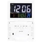 LCD Digital Alarm Clock Student Large Screen Time Temperature Display