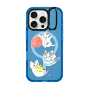 iPhone 16 Pro Impact Ring Stand Case MagSafe Compatible kitties