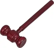 NUOBESTY Wooden Judge Gavel Mini Wooden Hammer for Role Play Cosplay Costume Accessory for Home School Daycare Natural Encourages Imaginative Play