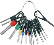 EXAOMBLE 18pcs Terminal Removal Tool Kit Professional Electrical Pin Extractor Set for Automotive Wiring Efficient Harness Connector Release Depinning Tools Versatile Trim Molding Use