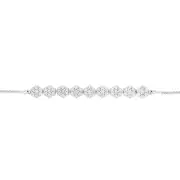 Luminesce Lab Grown Diamonds Bracelet in Sterling Silver