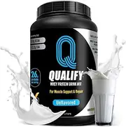 Unflavored Whey Protein Powder. Post Workout Recovery Drink, Gluten & Sugar Free, Highly Kosher, 25g Protein. Essential Amino Acids - 5.5g BCAA, 2.7g Leucine, 1.4g Isoleucine, 1.4g Valine 26.4 Ounce