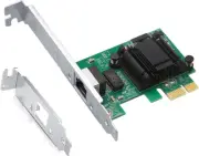 H!Fiber Gigabit Pcie NIC with Intel 82574L Chip, 1Gb Network Card Compare to Int
