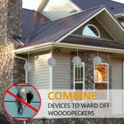 20pcs Garden Laser Reflective Deterrent Scare Bird Repellent Plant Protect Tool