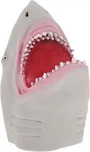 SUPVOX 1Pc Grey Shark Hand Puppet for Interactive Storytelling Doll Prop for Parent Role Play and Safe Soft Plastic Puppet for Imaginative Play