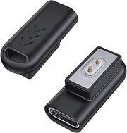 USB-C Female to for Watch Male Adapter Type C to Charging Adapter 90 Degree Charging Adapter for Mi Band 8 Pro/8 for Redmi Smart Band 2
