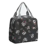 Functional Pattern Cooler Lunch Box Portable Insulated Canvas Lunch Bag Thermal Food Picnic Lunch Bags For Women Kids