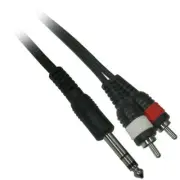 RiteAV TRS-RCA Stereo Audio Cable 3.5mm-L/R