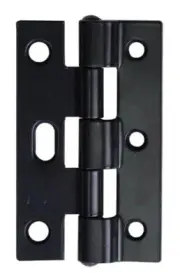 8x Whitco STEEL FIXED PIN SECURITY DOOR HINGES 80x28x8mm White *Aust Brand
