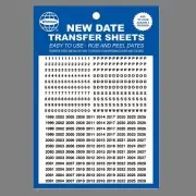 Whitman Date Transfer Sheets Black 1999-2022 Update Your Albums and Folders