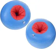 LALADEFIEE 1 Pair Wearable Inflatable Punching Gloves PVC Interactive Boxing Balloons for Training Exercising Lightweight Design for and Quick Inflation Unique Style for Fun Boxing Games