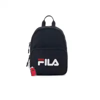 在飛比找Yahoo奇摩購物中心優惠-FILA LOGO後背包(附吊飾)-黑色 BPY-1102-