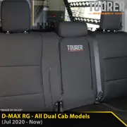 Isuzu D-MAX RG Dual Cab - LS-M, LS-U, LS-U+, X-Rider, X-Terrain - GP9 Tourer Rear Row Seat Covers (In Stock)