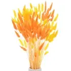 120-Pack Bunny Tails Grass 17 Inch for Home Decor/Wedding [Orange,Golden Yellow]