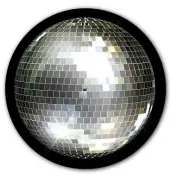Disco Mirror Ball #1 Slipmat Turntable 12" LP Record Player DJ Audiophile