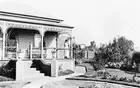 A woman on the verandah Bendigo Victoria 1925 OLD PHOTO