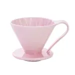 日本CAFEC 花瓣型陶瓷濾杯2-4杯-粉色《WUZ屋子》花瓣型 陶瓷 濾杯 咖啡濾杯 咖啡