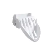 Non-Perforated Double-Layer Soap Box Strong Non-Stick Paste Bathroom Drain Toilet Wall-Mounted Soap Dual-Use Shelf Rack WHITE COLOR
