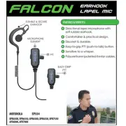 FALCON Police Earpiece Headset for Motorola APX & XPR Radios (See List)
