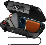 XXL Large Security Lock Box - Waterproof Travel Safe with 4-Digit Combination