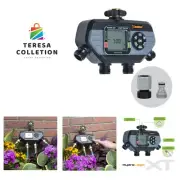 4 Zone Digital Water Timer, Grey, Black