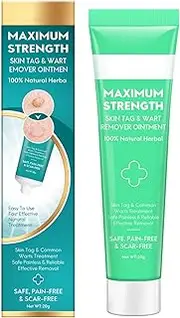 Wart Cream for Skin - Wart Removal Ointment with Scar-Free and Painless,Blemish Removal Gel Effectively and Quickly Remove Skin Tags, Moles, Warts Within 7-10 Days Dobooo