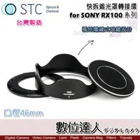 在飛比找蝦皮商城優惠-STC 轉接環快拆遮光罩組 SONY RX100 全系列 磁