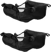 GLSTOY 2pcs Stroller Bottom Storage Bag Pram Basket Replacement Baby Stroller Hanging Bag Versatile Storage