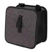 Car Trash Can Hanging Front Rear Seats Rhinestone Trash Bin Multicolor 1 Pcs