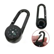 Compass Thermometer Carabiner Outdoor Hiking Tactical 3 in пθ /ю ☆ Key 1 J6J5