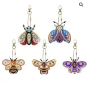 Diamond Painting Keychain Kit “You Bug Me” Insects-Bees And Moths