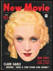 MAG: New Movie 6/1934-Marlene Dietrich---Clark Gable-Mae West-Irene Dunne-Lup...