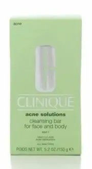 Clinique Acne Solutions Cleansing Bar for Face and Body - NIB
