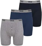 [DUKE] Mens D555 London Driver Kingsize Boxer Shorts (Pack of 3)