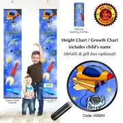 Height Growth Chart, Star Trek, Space Rocket Theme
