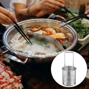 Stainless Steel Pasta Strainer Hot Pot Hook Slip Through The Net