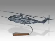 Sikorsky MH-53E Sea Dragon US Navy Desk Wood Helicopter New Model Small 1/100