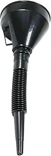 Generic Automotive Funnel Oil Funnel with Hose,with Filter,Wide Mouth Gas Funnel Flexible for Liquid Fuel Water Transmission, Black 165mm
