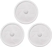 [ATIE] Pool Cleaner Large Wheel C6 Complete with Bearing C60, Tire, Axle with Sand Guard for Polaris 280 Pool Cleaner (Not Compatible with 360 380 Pool Cleaners) (3 Pack)