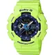 CASIO 卡西歐 Baby-G 運動雙顯手錶 送禮推薦-螢光綠 BA-110PP-3A