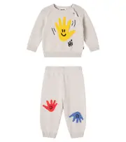 [Molo] Molo Baby cotton and wool sweater and pants set M 12 grey