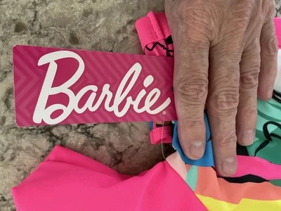 Barbie two-piece size 2 T girls swimsuit rash guard new with tags