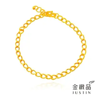 【金緻品】黃金手鍊 輾轉 1.17錢(9999純金 環環相扣 扣環 歐美 工業風 清新 簡約鍊條 前衛)