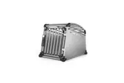 Aluminium Dog Travel Crate 63x68x88cm - Large Pet Car Transport Cage Kennel Box
