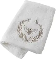 2X Pilbeam Living Bee 32x32cm Cotton Face Washer - White