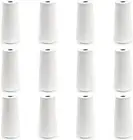 Blind Pull Cord Knobs 12Pcs White Wooden Tassel Pull Ends Pendant Curtain Craft