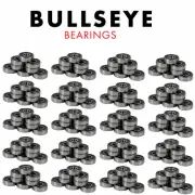 Bullseye Skateboard Bearings Abec 5 Rated - 160 Chrome Serviceable Ball Bearings