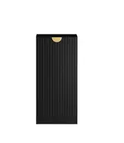 415*585*880mm Otti Marlo Matt Black Moisture Resistant Plywood 415 Floor Standing Base Cabinet With Internal Drawer