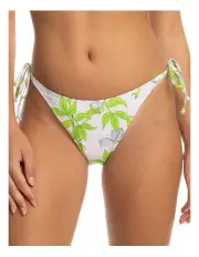 [Roxy] Rowley Tie Side Bikini Bottom in White